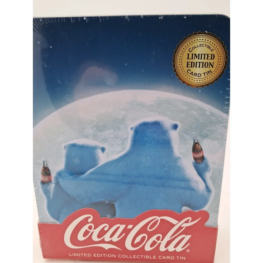 coca‎ cola collectibles-limited Edition Collectable Card Tin
